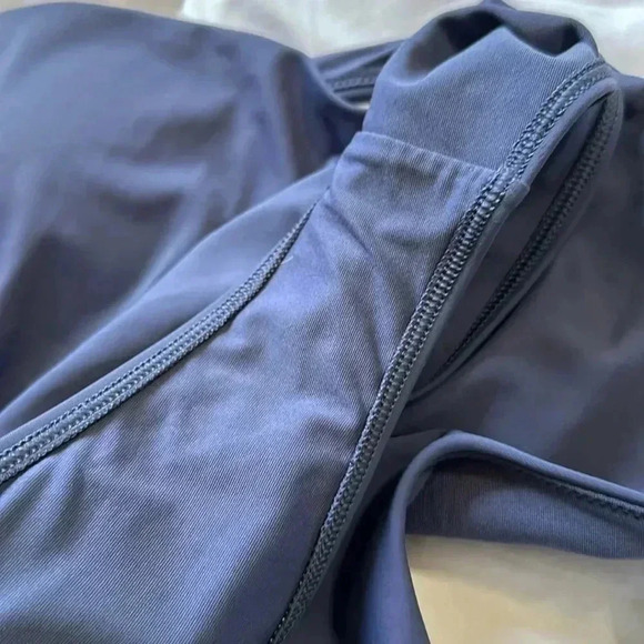 Aerie blue high cut on piece swimsuit size medium - Picture 8 of 8